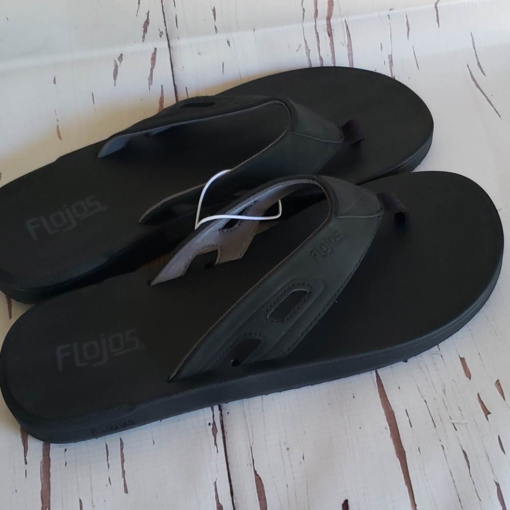 Flojos Brown Men's New Sandals Size 12 - Picture 2 of 3